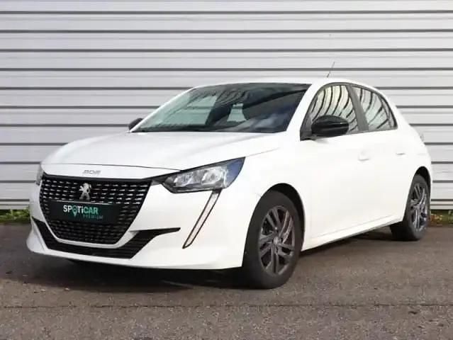 Blanc Utilisé 2022 Peugeot 208 Active Citadine | 12 700 € (Prix assez cher) - Image 1/4