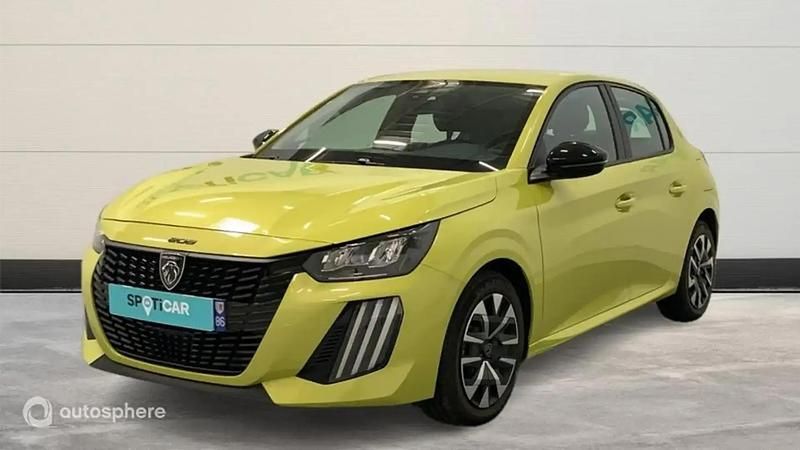 Jaune Utilisé 2024 Peugeot 208 Active Citadine | 15 499 € (Prix assez cher) - Image 1/4