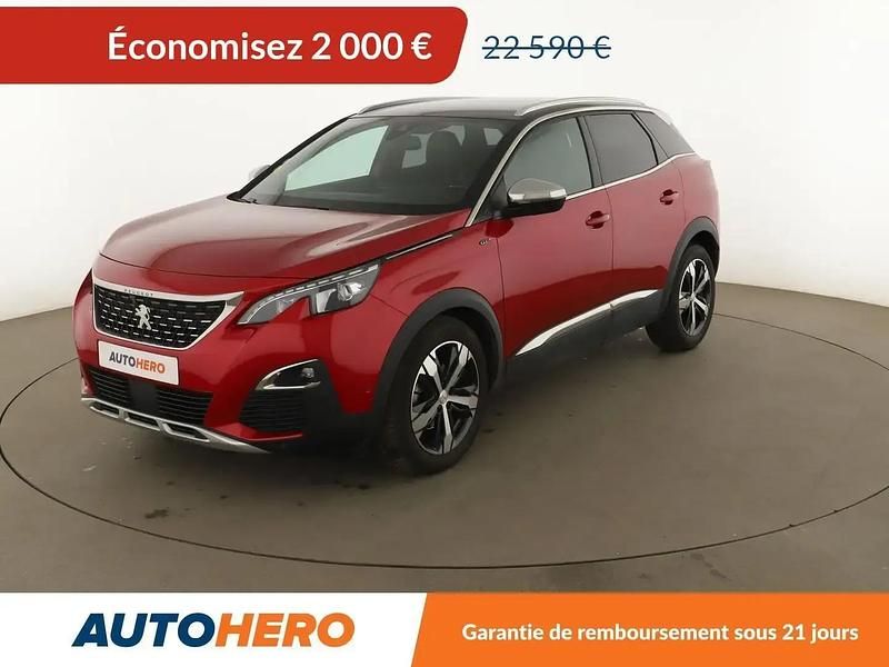 Rouge Utilisé 2018 Peugeot 3008 GT SUV | 20 590 € (Bon prix) - Image 1/2
