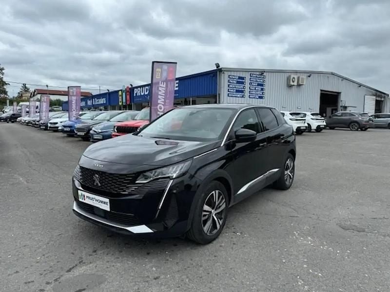 Noir Utilisé 2022 Peugeot 3008 Allure SUV | 24 690 € (Prix juste) - Image 1/4