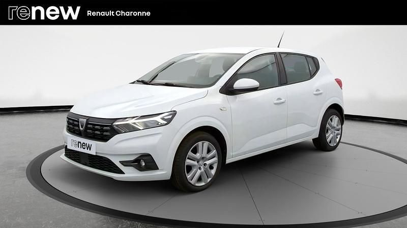 Blanc Utilisé 2021 Dacia Sandero Comfort Citadine | 11 890 € (Bon prix) - Image 1/4