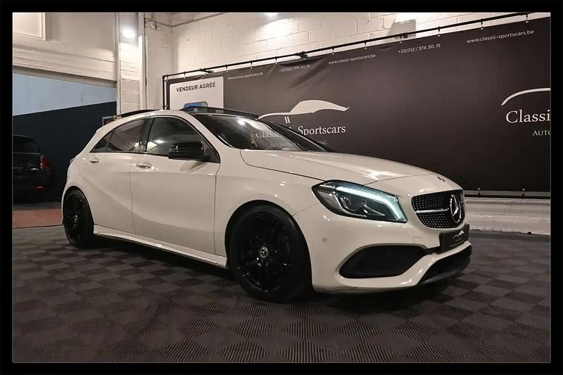 Blanc Utilisé 2017 Mercedes A180 AMG line Berline | 11 950 € (Bon prix) - Image 1/4