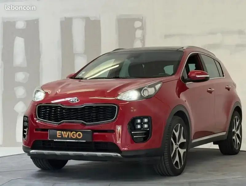 Rouge Utilisé 2017 Kia Sportage GT-Line SUV | 14 990 € (Prix juste) - Image 1/4