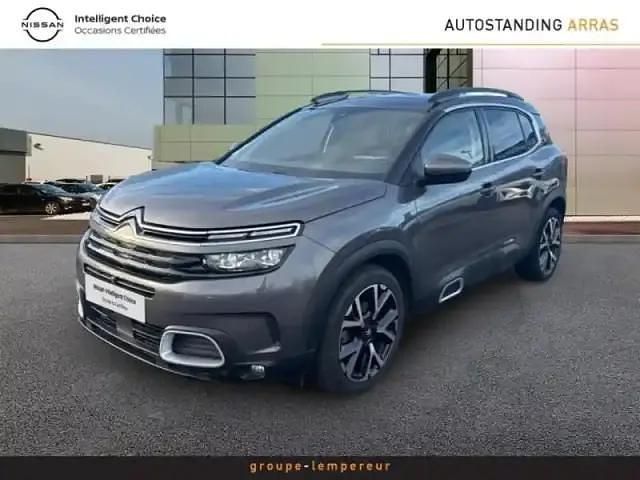 Gris Occasion 2021 Citroën C5 Aircross Shine SUV | 21 990 € (Prix juste) - Image 1/4
