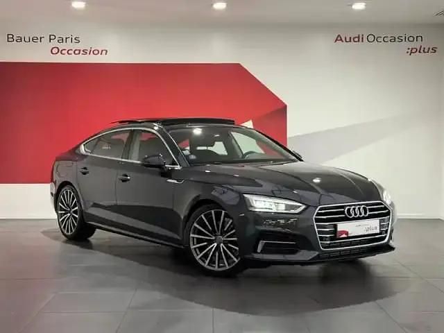 Gris manhattan métallisé Occasion 2019 Audi A5 Sportback Design Citadine | 29 980 € (Bon prix) - Image 1/4