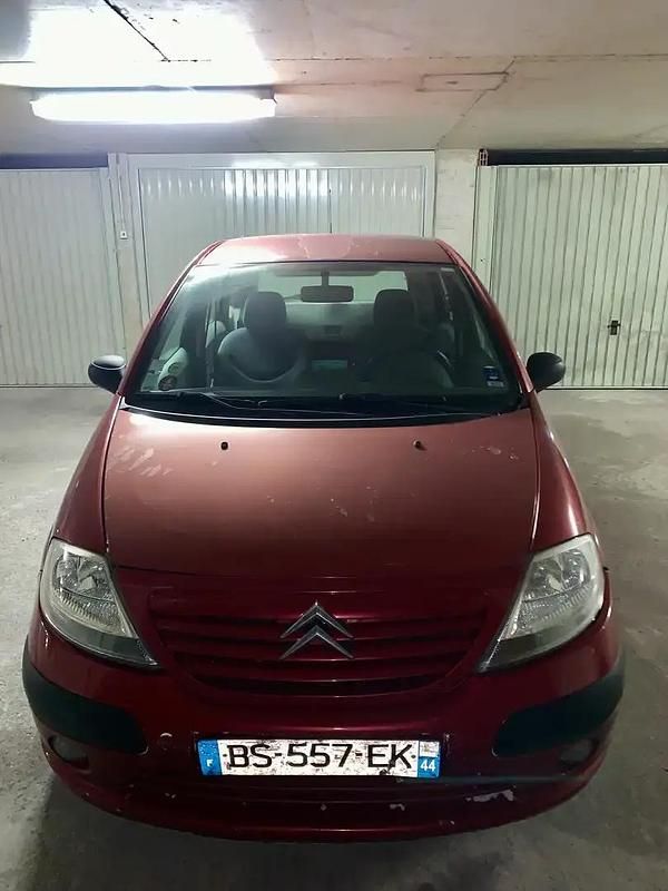 Rouge Occasion 2005 Citroën C3 Citadine | 1 300 € (Bon prix) - Image 1/4