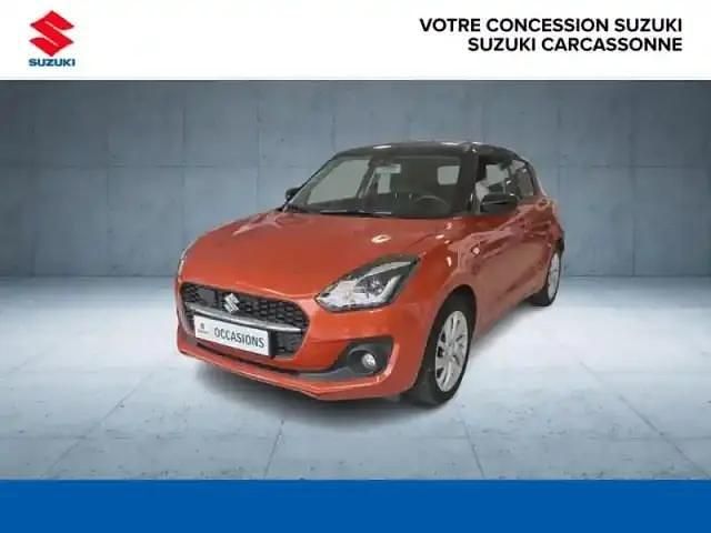 Flame orange metal toit black Occasion 2023 Suzuki Swift Berline | 14 990 € (Prix juste) - Image 1/4