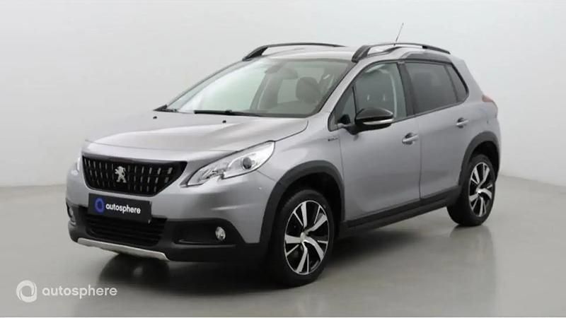 Gris artense Utilisé 2019 Peugeot 2008 GT-line SUV | 10 999 € (Bon prix) - Image 1/4