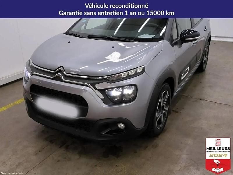 Gris Occasion 2022 Citroën C3 PureTech Berline | 9 900 € (Bon prix) - Image 1/4