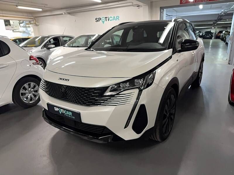 Blanc Utilisé 2021 Peugeot 3008 S SUV | 22 990 € (Prix cher) - Image 1/3