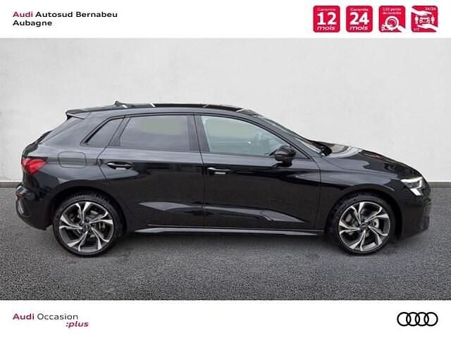 Occasion Audi A3 Sportback e-tron S-Line 150 ch (110 kW) 2024 Noir mythe métallisé Citadine