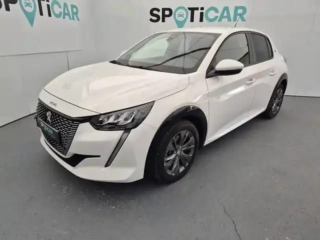 Blanc Occasion 2021 Peugeot e-208 Citadine | 13 990 € (Prix juste) - Image 1/4