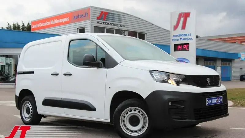 Blanc Utilisé 2021 Peugeot Partner Monospace | 13 490 € (Prix juste) - Image 1/4