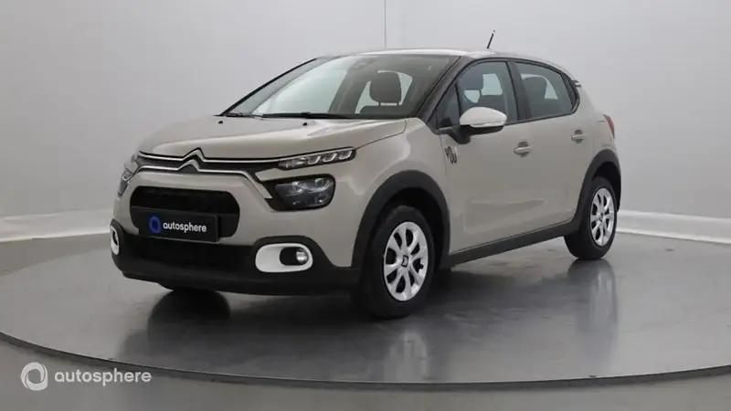 Beige Utilisé 2024 Citroën C3 PureTech Citadine | 13 499 € (Prix juste) - Image 1/4