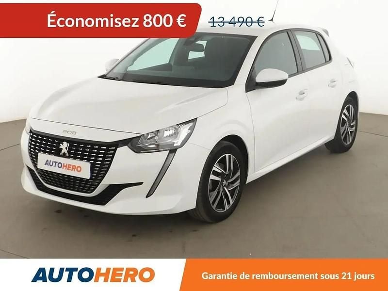 Blanc Utilisé 2020 Peugeot 208 Allure Citadine | 12 690 € (Bon prix) - Image 1/2