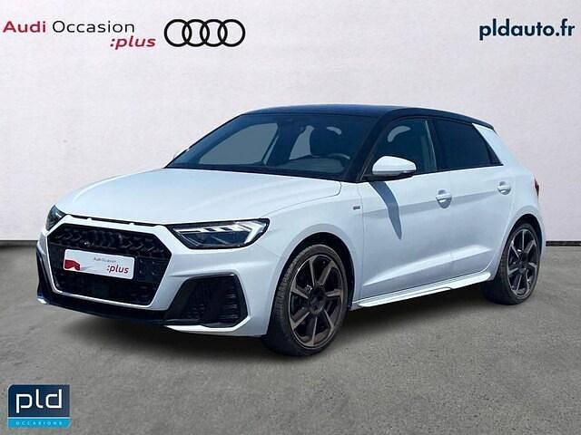 Blanc glacier métallisé noir mythe métallisé Utilisé 2025 Audi A1 Sportback S-Line Citadine | 33 990 € - Image 1/4
