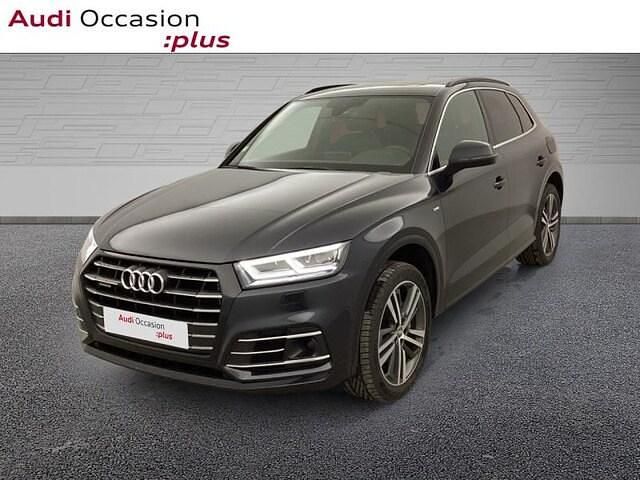 Bleu lunaire Utilisé 2020 Audi Q5 S-Line SUV | 35 342 € (Bon prix) - Image 1/4