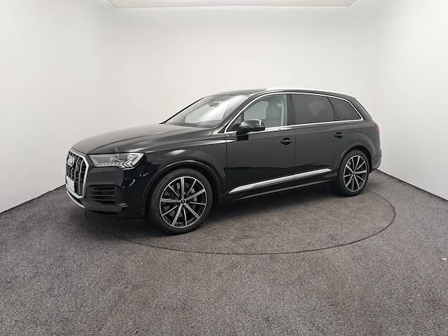 Noir mythe métallisé Utilisé 2022 Audi Q7 Advanced Plus SUV | 49 900 € - Image 1/4