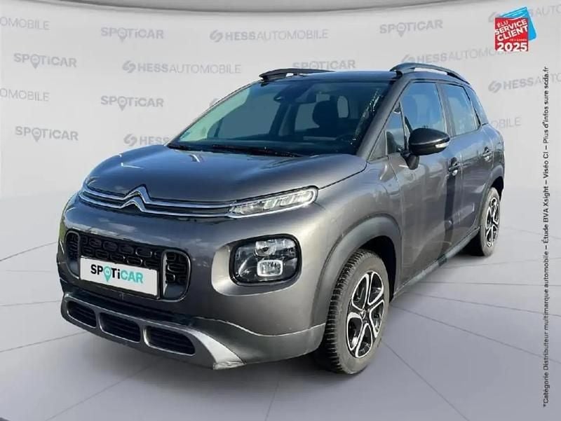 Gris Utilisé 2021 Citroën C3 Aircross PureTech SUV | 12 499 € (Super prix) - Image 1/4