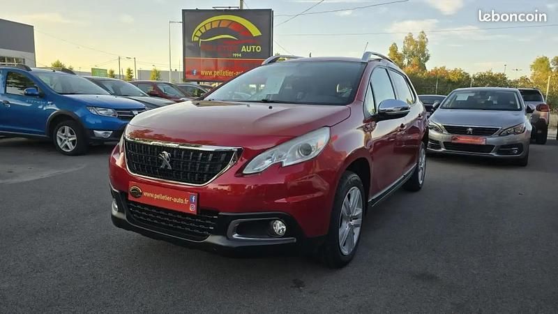Rouge Utilisé 2017 Peugeot 2008 Style SUV | 9 890 € (Prix juste) - Image 1/4