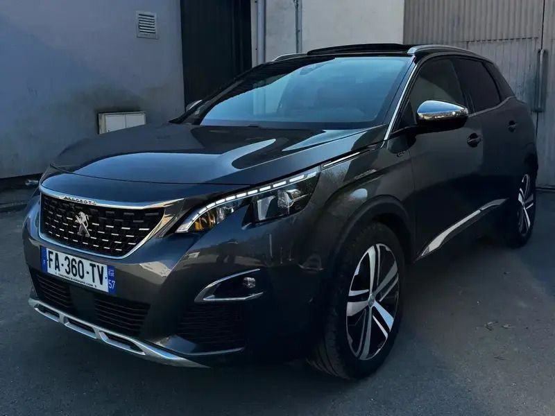 Gris Utilisé 2018 Peugeot 3008 S SUV | 18 490 € (Prix juste) - Image 1/4