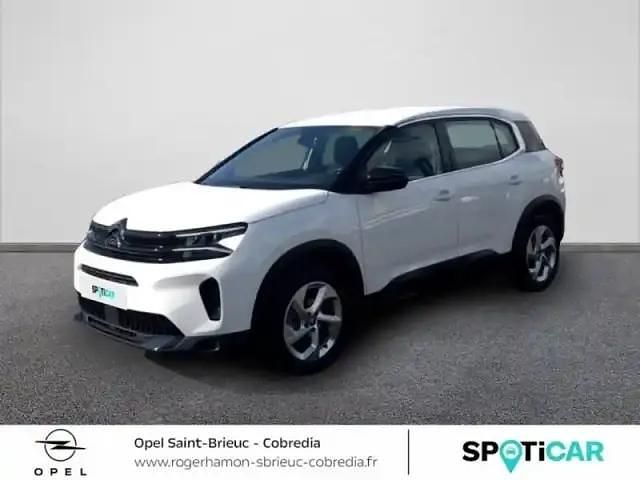 Blanc okénite (m) Occasion 2024 Citroën C5 Aircross PureTech SUV | 19 890 € (Bon prix) - Image 1/4