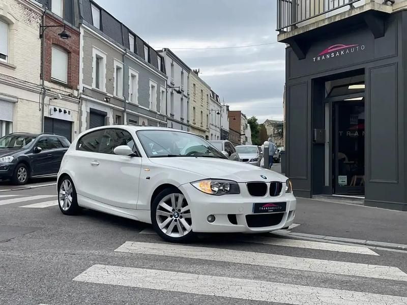 Blanc Utilisé 2008 BMW 118 Sport Line Citadine | 6 990 € (Prix cher) - Image 1/4