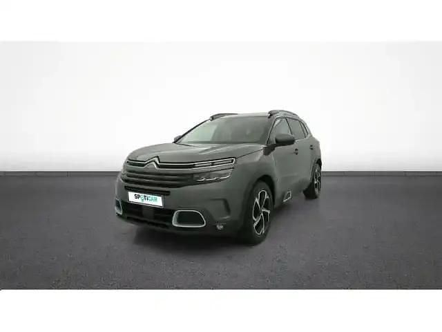 Gris Utilisé 2021 Citroën C5 Aircross PureTech SUV | 18 489 € (Bon prix) - Image 1/4