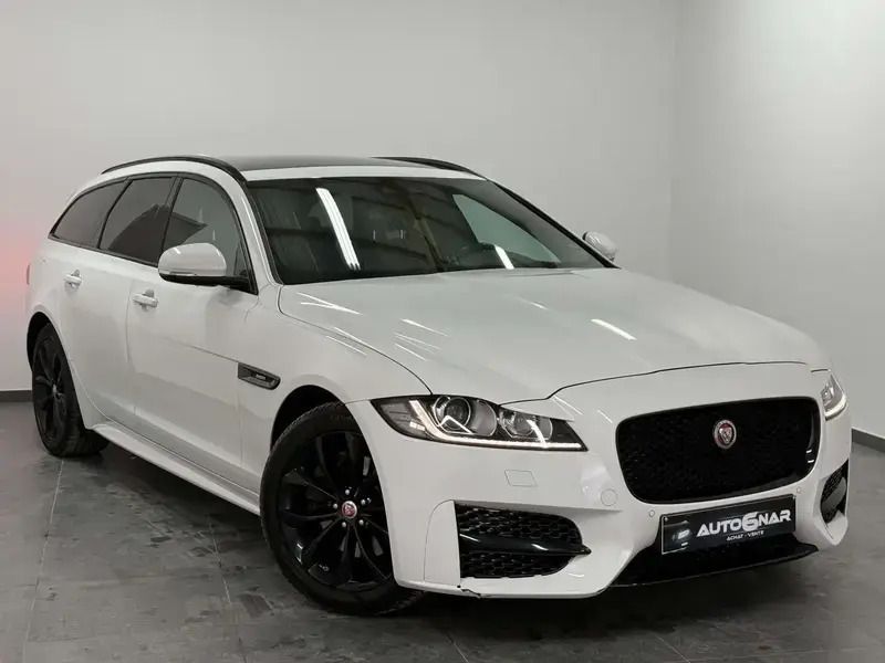 Blanc Utilisé 2018 Jaguar XF Sportbrake R-Sport Break | 16 990 € - Image 1/4