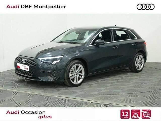 Gris manhattan métallisé Utilisé 2022 Audi A3 Design | 22 280 € (Super prix) - Image 1/4