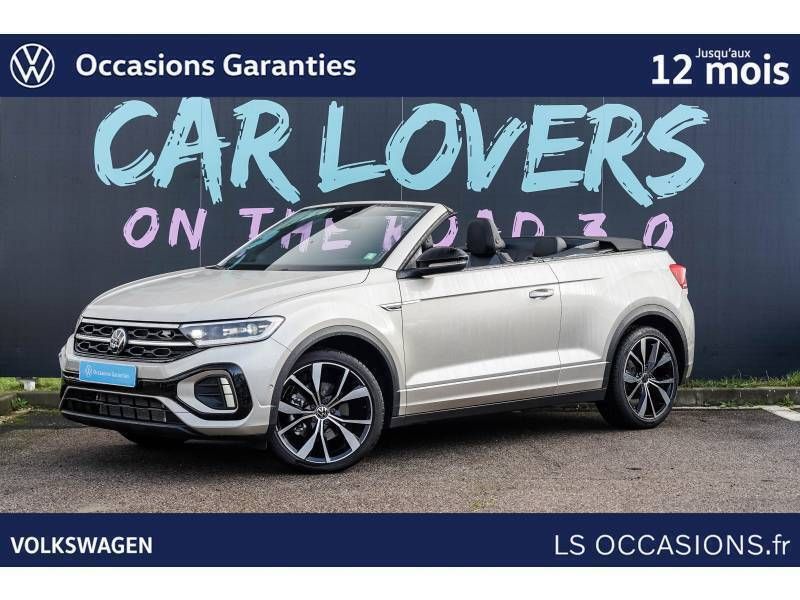 Gris Utilisé 2024 VW T-Roc Cabriolet R-line Cabriolet | 37 990 € (Prix assez cher) - Image 1/3