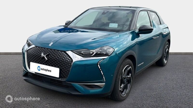 Bleu millenium (m) toit noir onyx Utilisé 2019 DS Automobiles DS3 Crossback Grand Chic SUV | 15 799 € (Bon prix) - Image 1/4