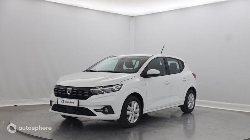Blanc Utilisé 2022 Dacia Sandero Expression Citadine | 13 699 € (Prix juste) - Image 1/4