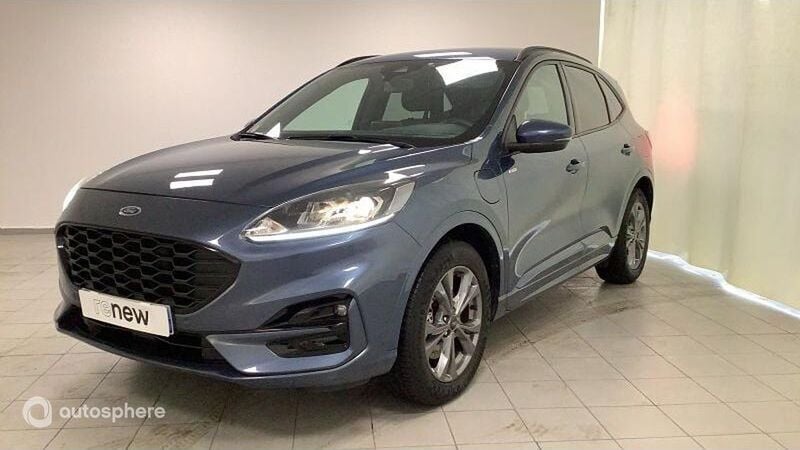 Bleu Utilisé 2021 Ford Kuga ST-Line SUV | 22 499 € (Super prix) - Image 1/4