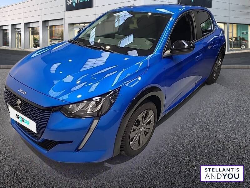 Bleu Utilisé 2023 Peugeot e-208 Style Citadine | 18 490 € (Prix juste) - Image 1/4