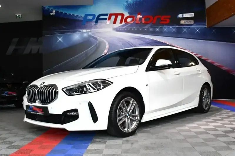 Blanc Utilisé 2021 BMW 120 M Sport Citadine | 29 990 € (Prix juste) - Image 1/4