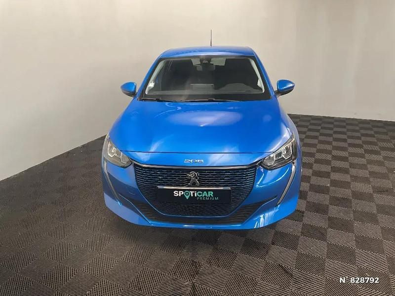Occasion Peugeot e-208 Style 100 kW (136 ch) 2021 Bleu Citadine