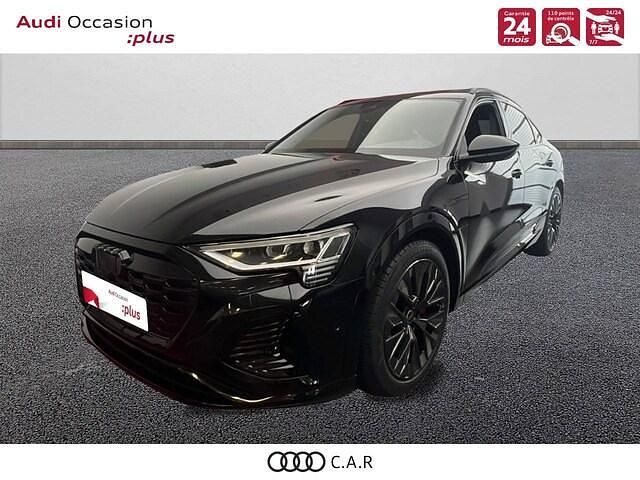 Noir mythe métallisé Occasion 2024 Audi Q8 Sportback e-tron S-Line SUV | 82 980 € (Prix cher) - Image 1/4