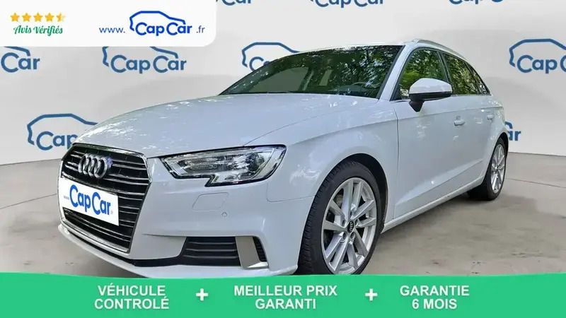 Blanc Utilisé 2017 Audi A3 Ambition Berline | 16 490 € (Bon prix) - Image 1/4