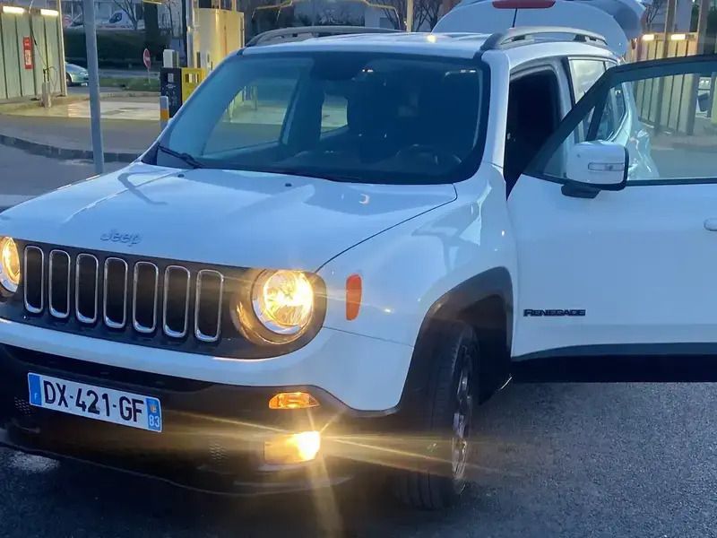 Blanc Occasion 2015 Jeep Renegade SUV | 8 500 € (Prix assez cher) - Image 1/4