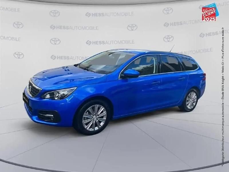 Bleu Utilisé 2021 Peugeot 308 Allure Break | 13 999 € (Super prix) - Image 1/4