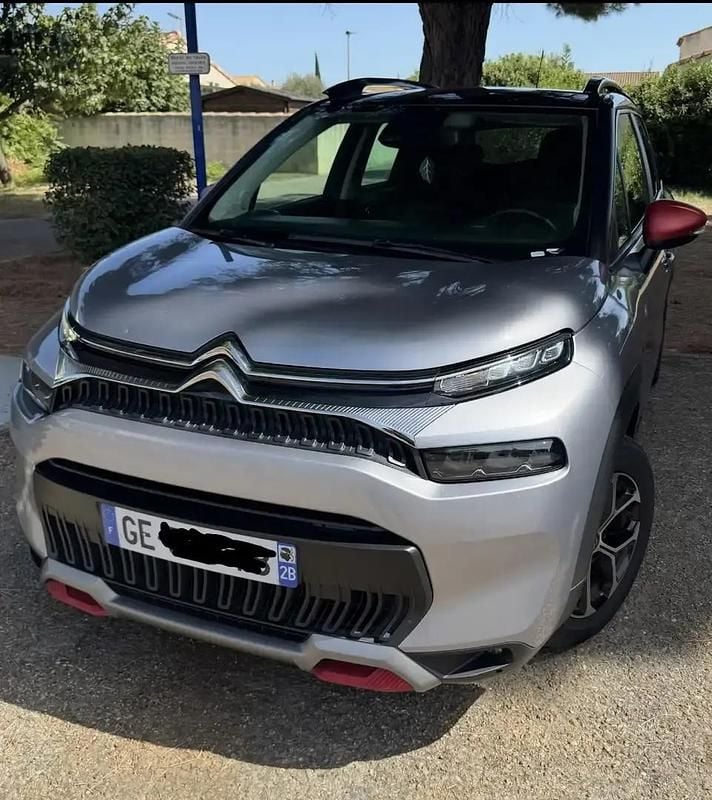 Gris Utilisé 2022 Citroën C3 Aircross PureTech SUV | 9 900 € (Super prix) - Image 1/4