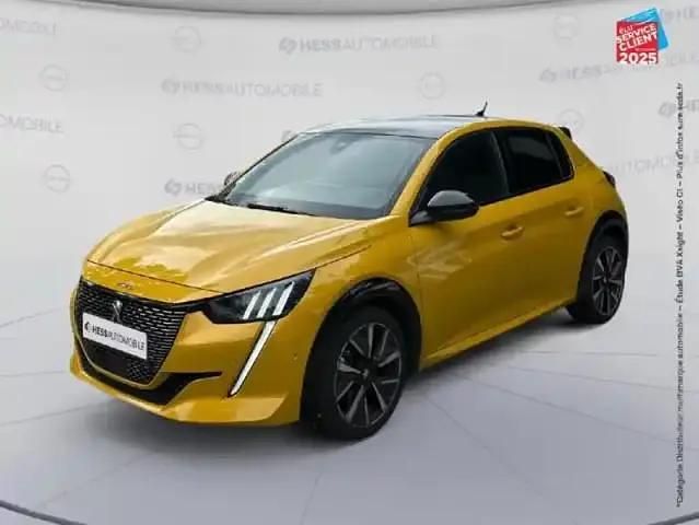 Jaune Utilisé 2021 Peugeot 208 GT Citadine | 15 999 € (Prix juste) - Image 1/4