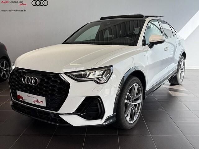 Blanc ibis Utilisé 2021 Audi Q3 Sportback S-Line SUV | 38 997 € (Prix assez cher) - Image 1/4