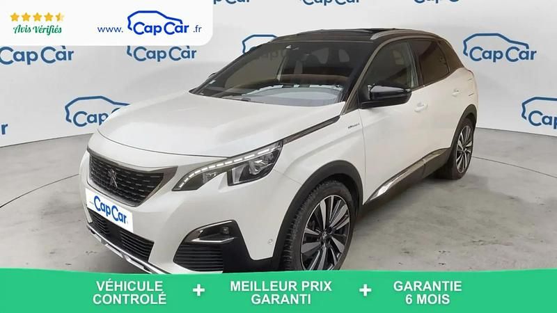 Blanc Occasion 2020 Peugeot 3008 GT-line SUV | 19 260 € (Bon prix) - Image 1/4