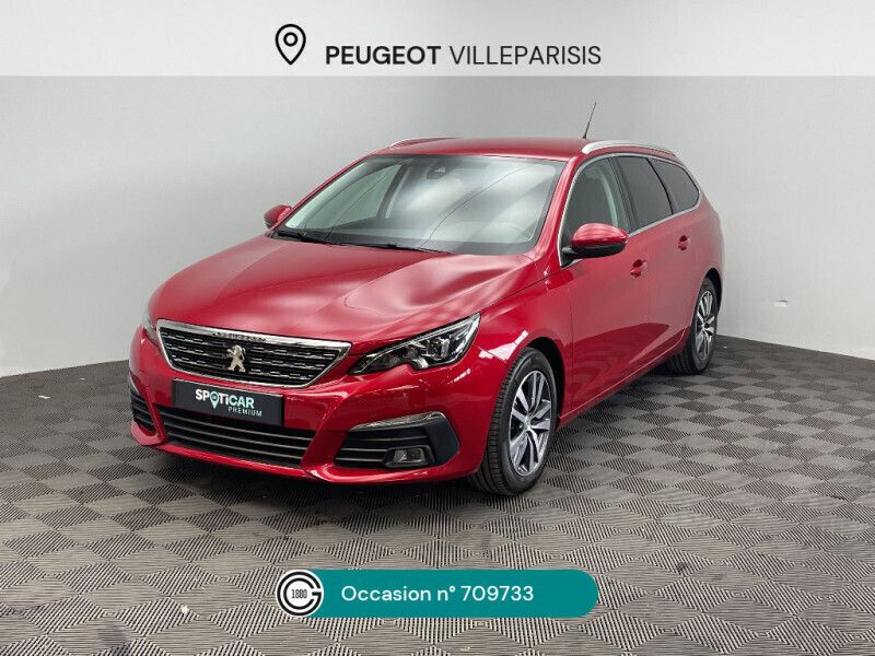 Rouge Utilisé 2019 Peugeot 308 Allure Break | 11 990 € (Bon prix) - Image 1/4