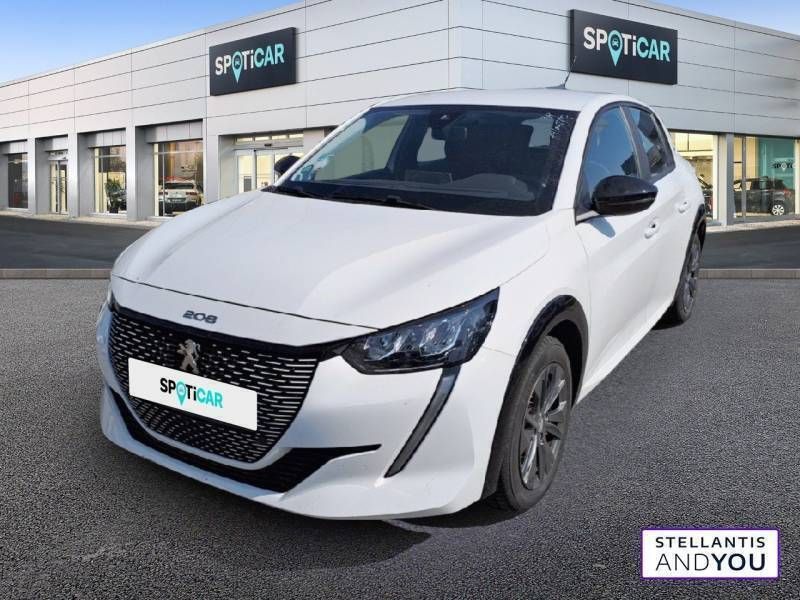Blanc Utilisé 2023 Peugeot e-208 Active Citadine | 17 480 € (Bon prix) - Image 1/3