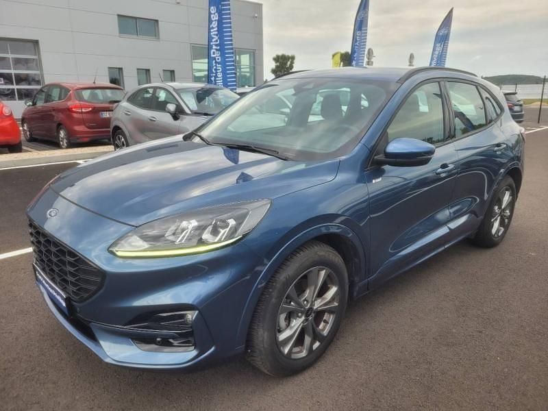 Bleu azur mã©tallisã©e Utilisé 2024 Ford Kuga ST-Line SUV | 29 499 € (Prix juste) - Image 1/4