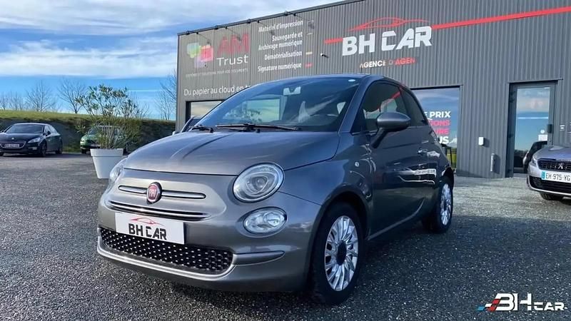 Blanc Occasion 2019 Fiat 500 Lounge Berline | 10 490 € (Prix juste) - Image 1/4
