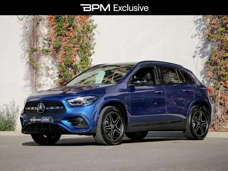 Bleu Occasion 2024 Mercedes GLA250 AMG line SUV | 44 900 € (Prix assez cher) - Image 1/4